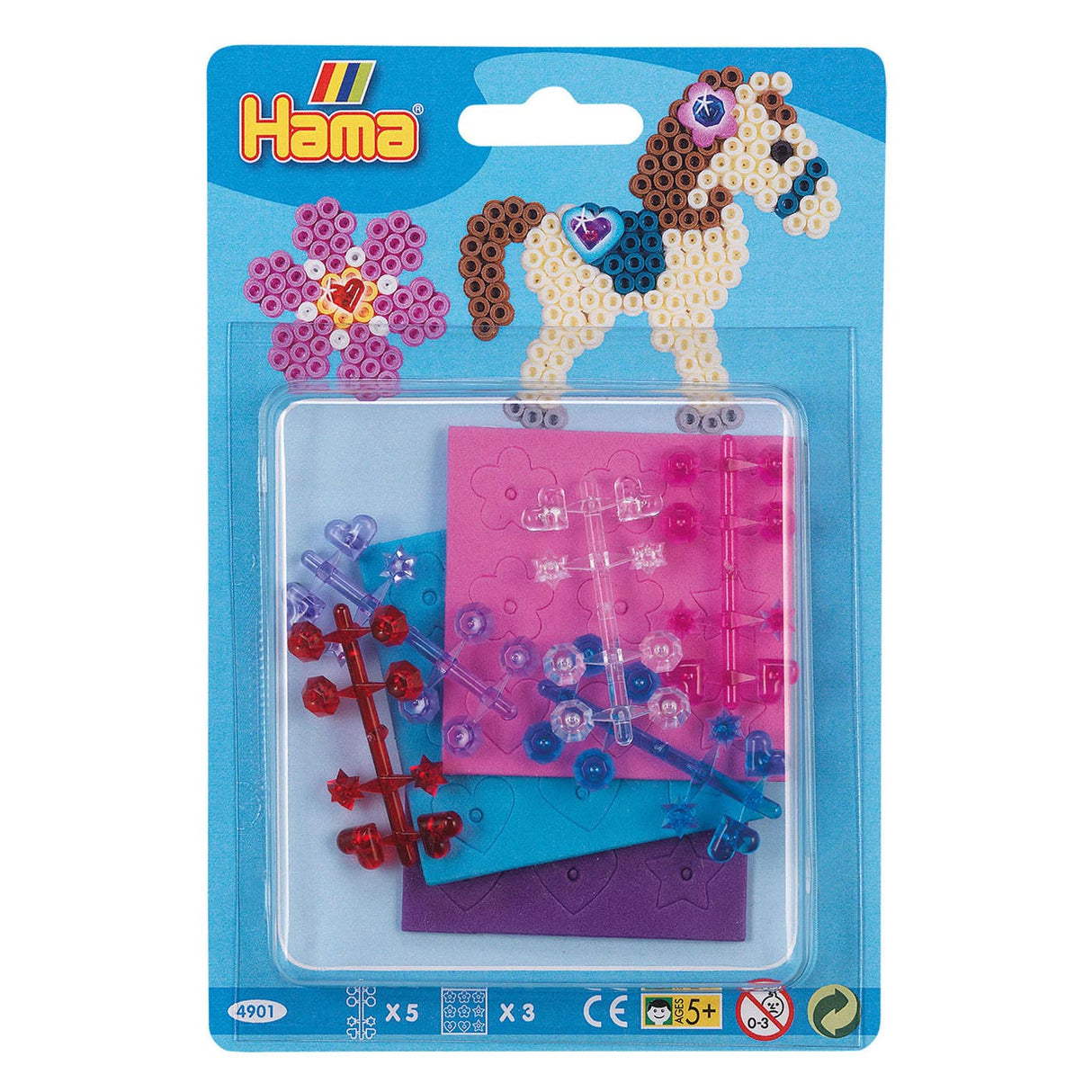 Hama strijkkralenset pailetten en accessoires