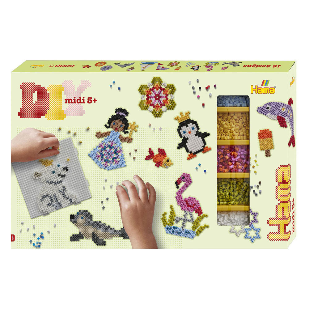 Hama strijkkralenset giant gift box, 6000st.