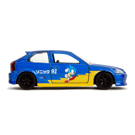 Jada toys - sonic 1997 honda civic type-r 1:32