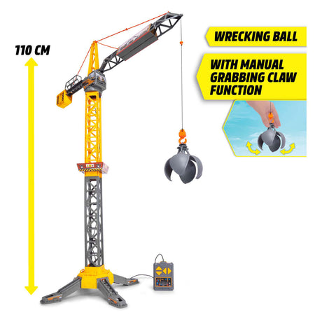 Dickie simba - mighty crane - hijskraan - 110cm - vanaf 3 jaar