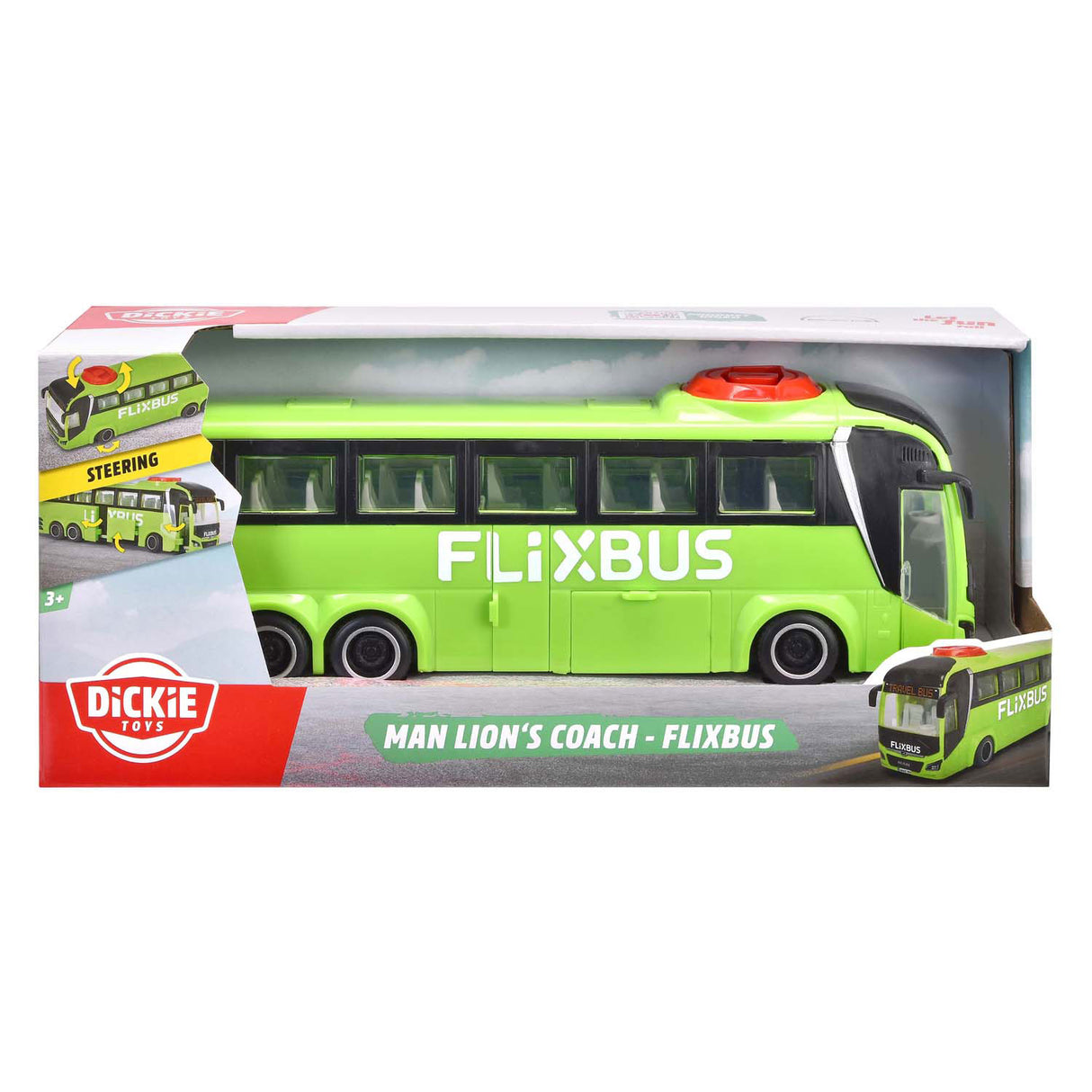 Dickie toys - man lion's coach - flixbus - 203744015