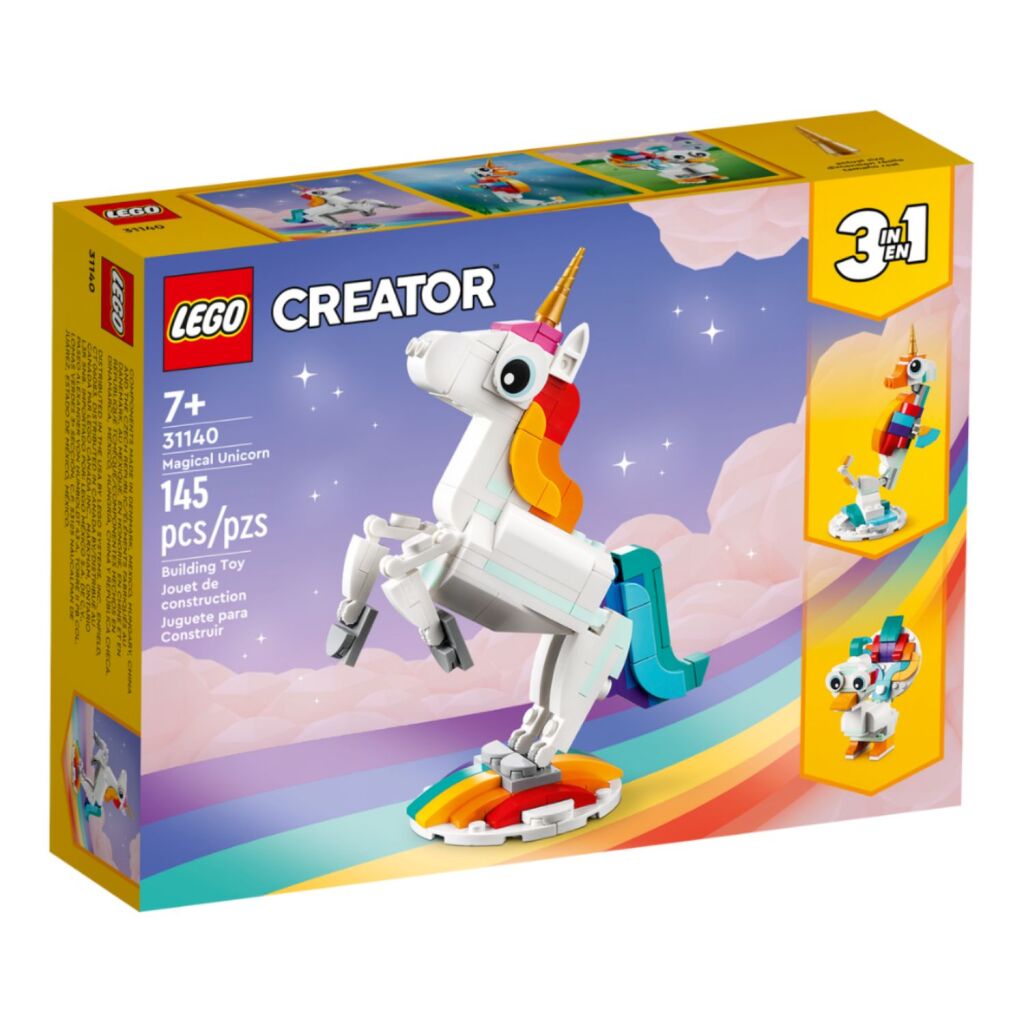 Lego creator 31140 3in1 magische eenhoorn