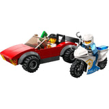 Lego LEGO City 60392 Achtervolging Auto op Politiemotor