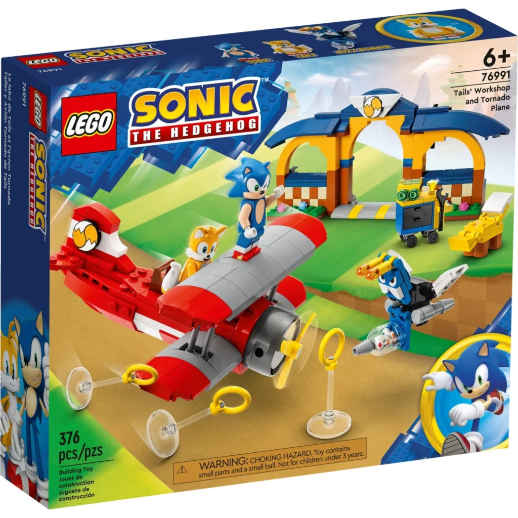 Lego Sonic The Hedgehog 76991 Tails Werkplaats en Vliegtuig