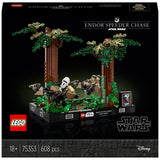 Lego Star Wars 75353 Endor Speeder Chase Diorama