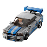 Lego Speed 76917 2 Fast 2 Furious Nissan Skyline GT-R (R34)