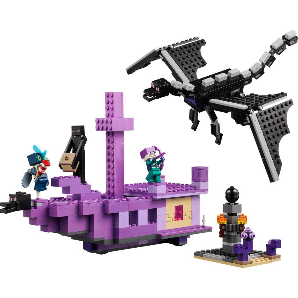 Lego 21264 minecraft de enderdraak en end-schip