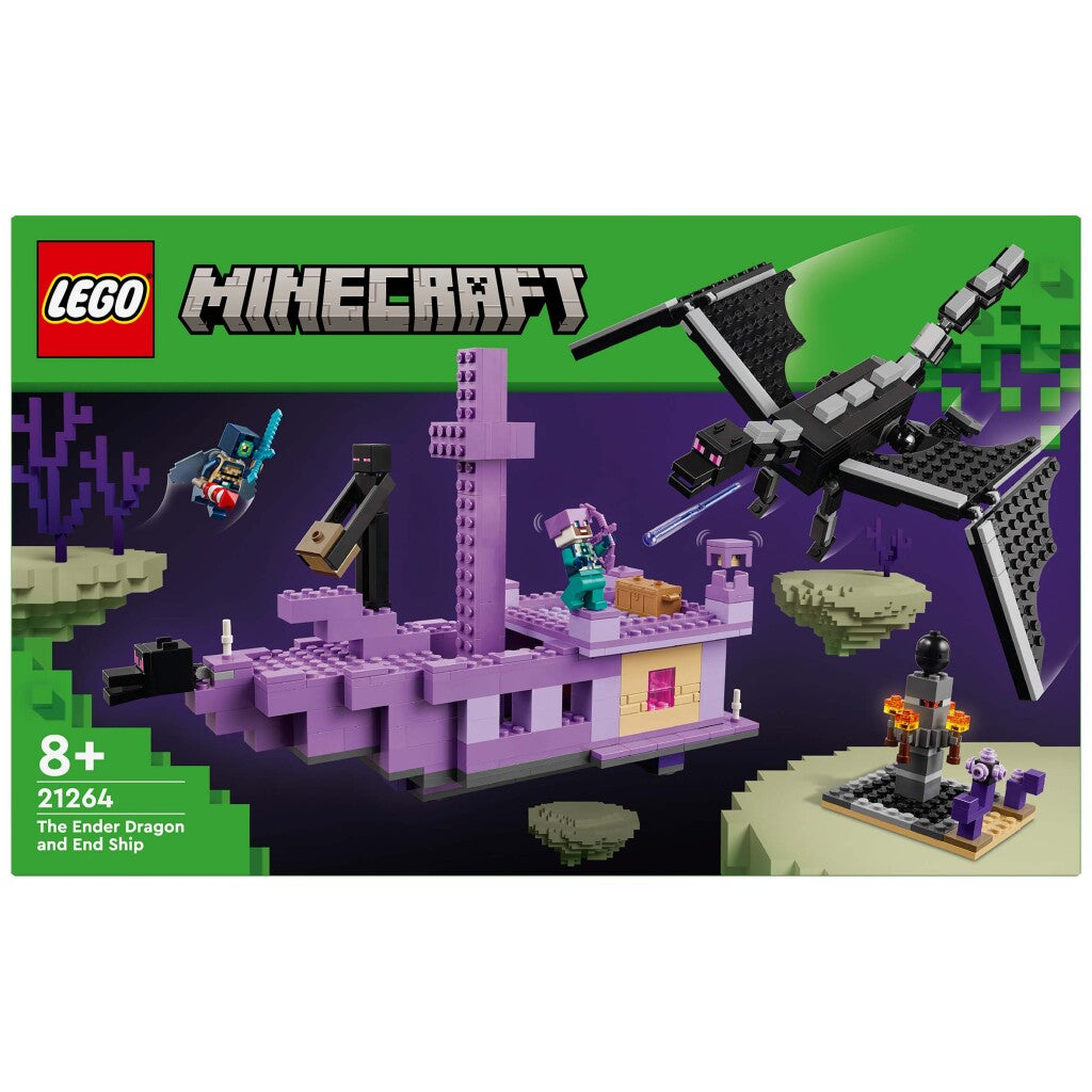 Lego 21264 minecraft de enderdraak en end-schip