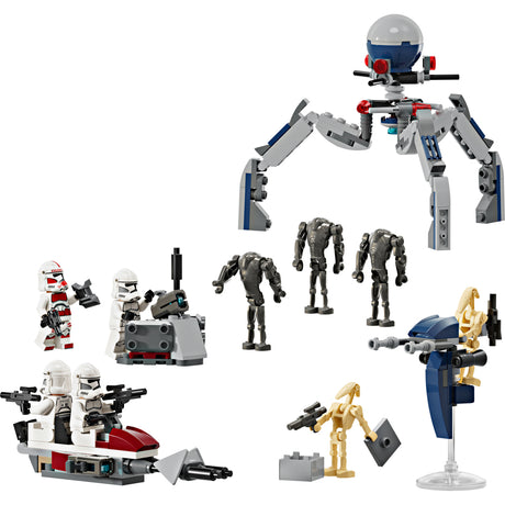 Lego LEGO Star Wars 75372 Clone Trooper en Battle Droid Battle Pack