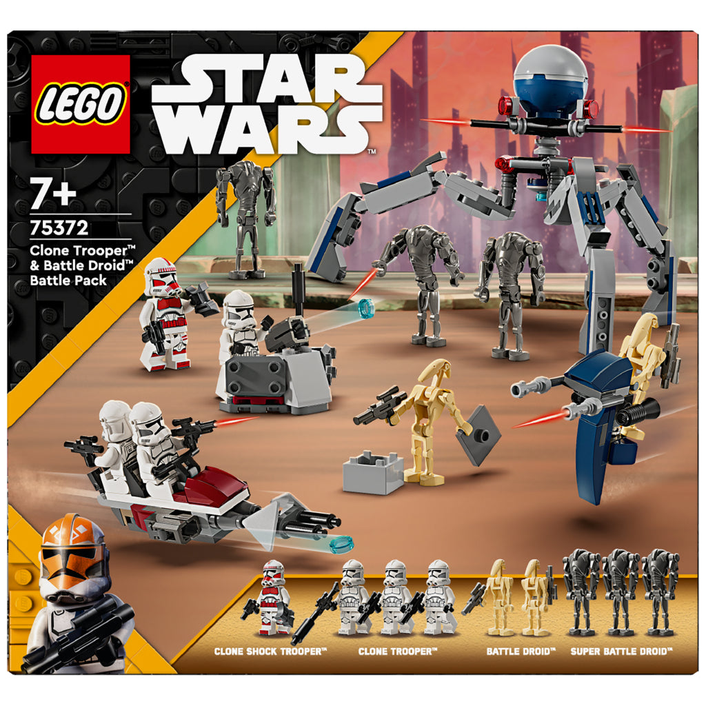 Lego LEGO Star Wars 75372 Clone Trooper en Battle Droid Battle Pack