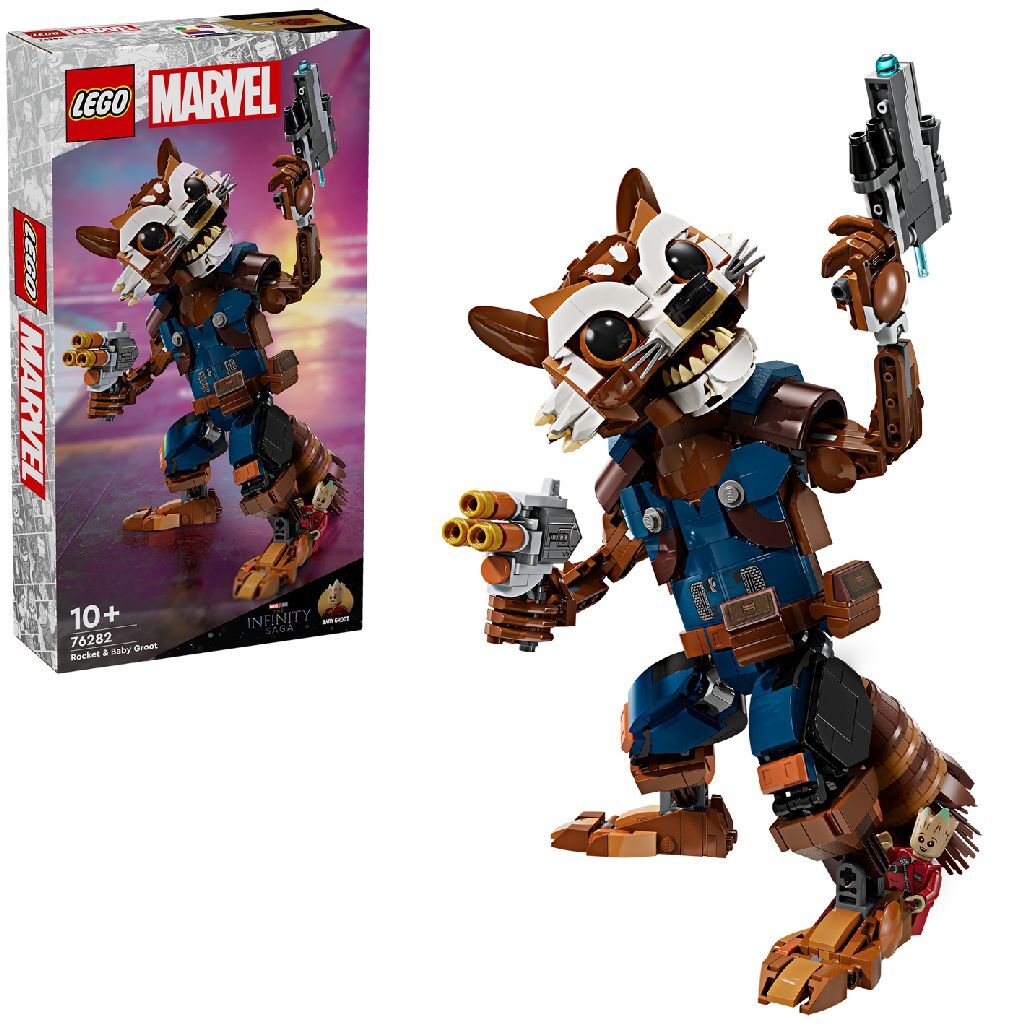 Lego LEGO Super Heroes 76282 Rocket en Baby Groot