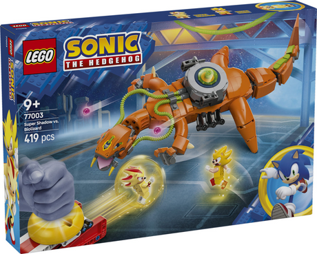 Lego sonic super shadow vs. biolizard