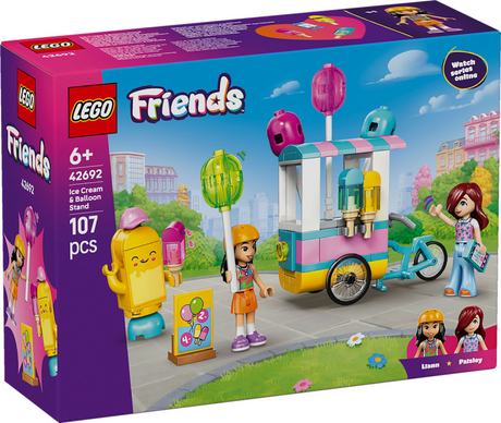 Lego friends ijsjes- en ballonnenkraam