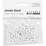 Creativ company https: www.cchobby.nl houten-kralen-d-5-mm-gatgrootte-1-5-mm-ca-150-stuk-wit-6-gr-1-doos