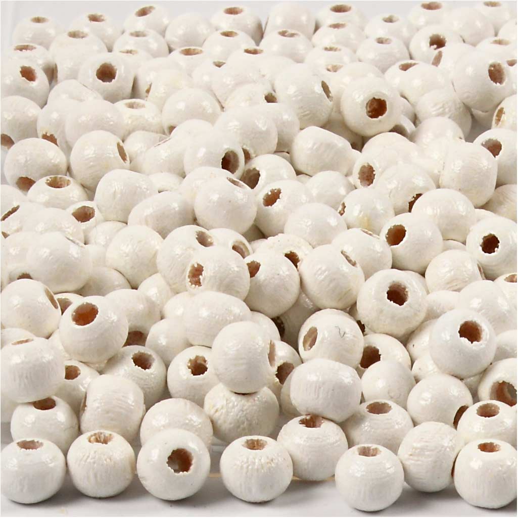 Creativ company https: www.cchobby.nl houten-kralen-d-5-mm-gatgrootte-1-5-mm-ca-150-stuk-wit-6-gr-1-doos