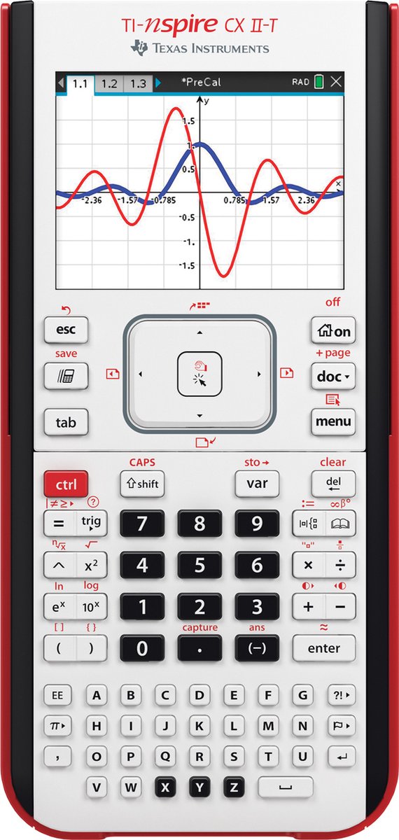Texas instruments grafische rekenmachine ti-nspire™ cx ii-t