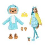 Barbie cutie reveal doll licht blauw geel