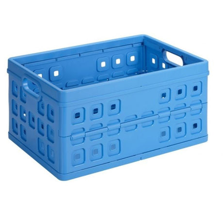 Sunware square boodschappenkrat 46 liter blauw 54x38x26,5cm
