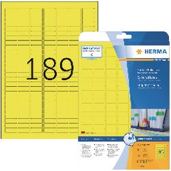 Etiketten herma