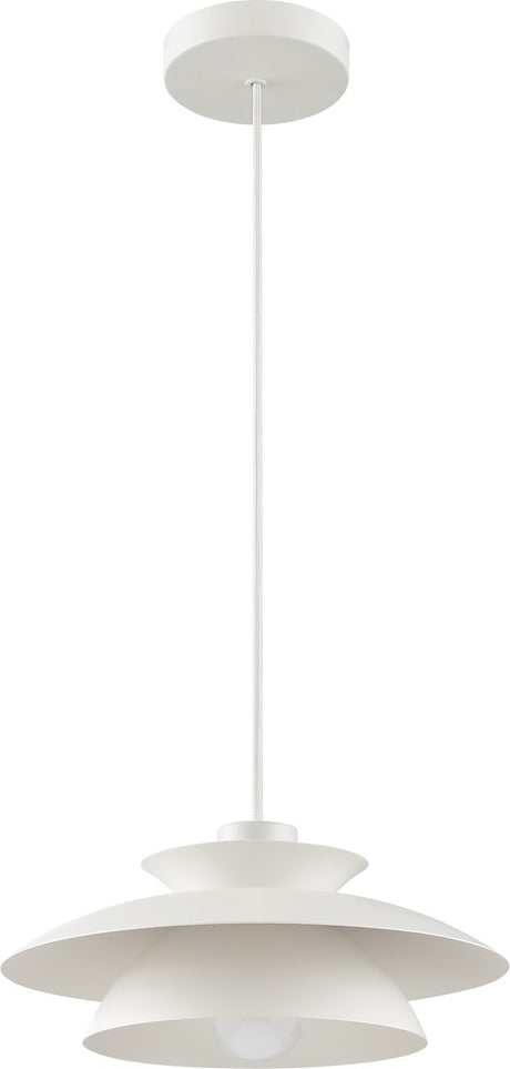 Brilliant appia - hanglamp - e27 max 1x20w - wit