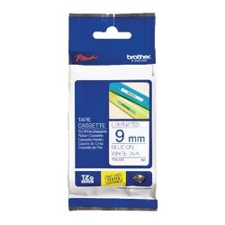 Labeltape brother tze223 blauw, wit 9mmx8m