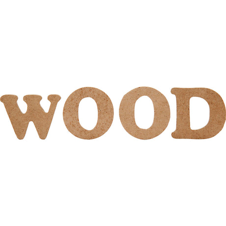Creativ company http: www.cchobby.nl houten-letters-cijfers-h-4-cm-dikte-2-5-mm-288-stuk-1-doos