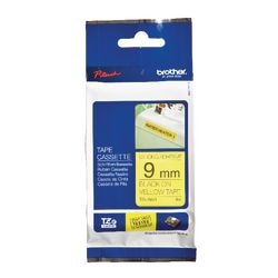 Extra klevende brother tzes621 9mmx8m zwart geel