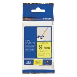 Flexi id tape brother tzefx621 9mmx8m zwart geel