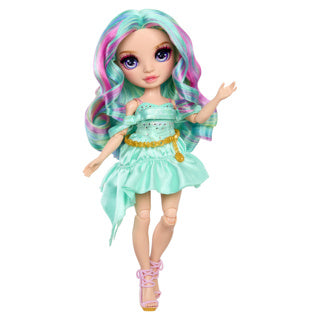 Rainbow high be dazzling-modepoppen - céline turquoise (groenblauw) met bedazzle-tool en glinsterende strass-steentjes