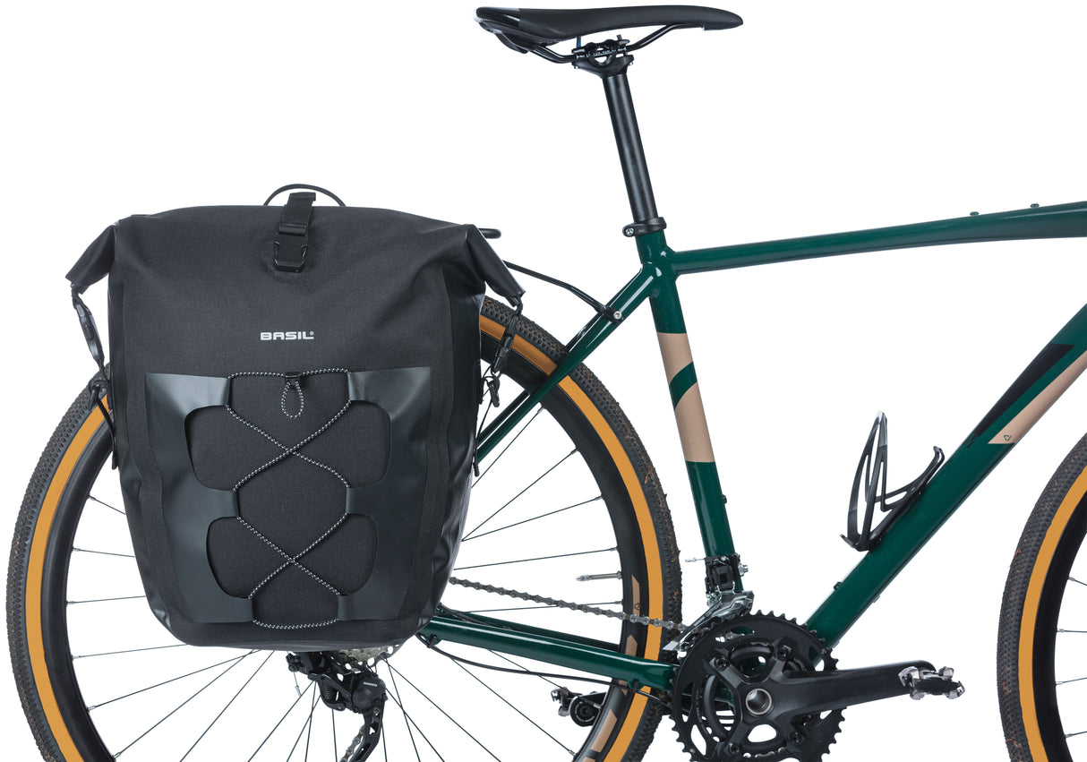 Basil Navigator Waterproof enkele fietstas, zwart