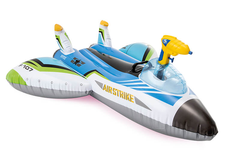 Intex water gun vliegtuig blauw