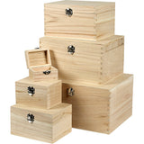 Creativ company https: www.cchobby.nl set-houten-dozen-h-5-7-9-11-13-15-cm-l-8-11-8-15-8-20-24-27-7-cm-b-5-8-8-8-12-15-18-21-cm-6-stuk-1-set