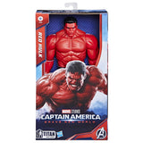 Marvel avengers titan captain movie deluxe red hulk 30 cm