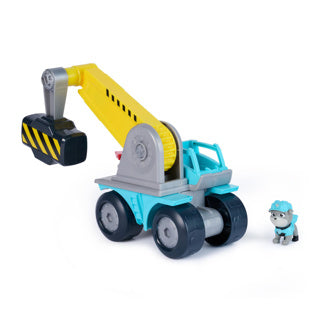 Rubble crew - motor megahamervoertuig van 25,4 cm met motor-actiefiguur - bouwvoertuig - speelset