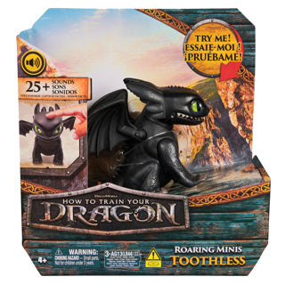 Dreamworks dragons how to train your dragon - mini interactieve dragon - speelgoedfiguur met geluidseffecten