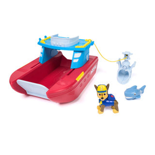 Paw patrol - sea patroller vaartuig - inclusief chase haaifiguur - speelgoedvoertuigen