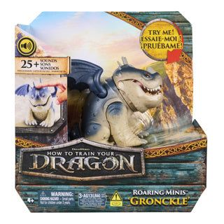 Dreamworks dragons how to train your dragon - hoe tem je een draak - roaring minis gronkel interactieve draak met 25 geluiden - speelgoed