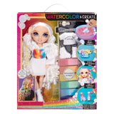 Rainbow h. watercolor create theme dolls purple eyes