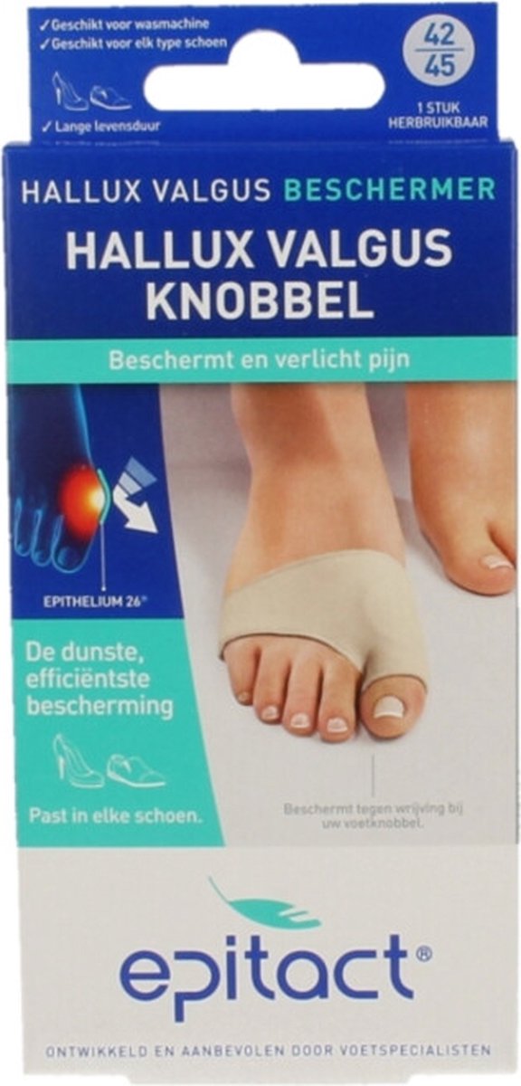 Epitact hallux valgus beschermer 42 45