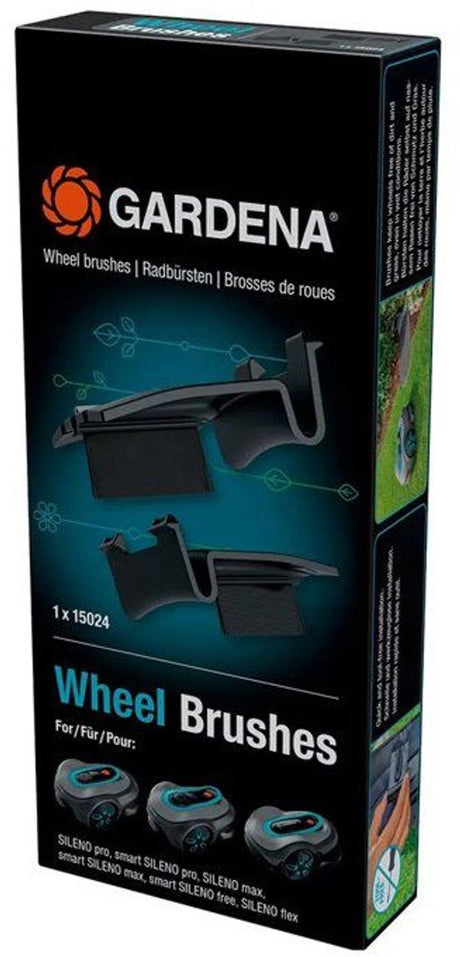 Gardena – wielreinigingsborstels – sileno max free sense – 2-delig