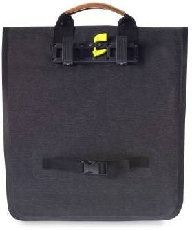 Basil Urban Dry Shopper waterdichte fietstas, unisex, charcoal melee