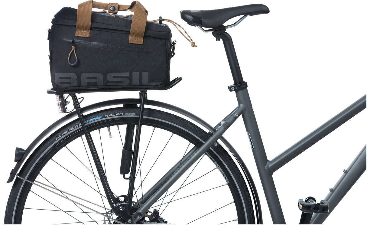 Basil Miles Trunkbag - Bagagedragertas - Unisex - Fietsen - Zwart