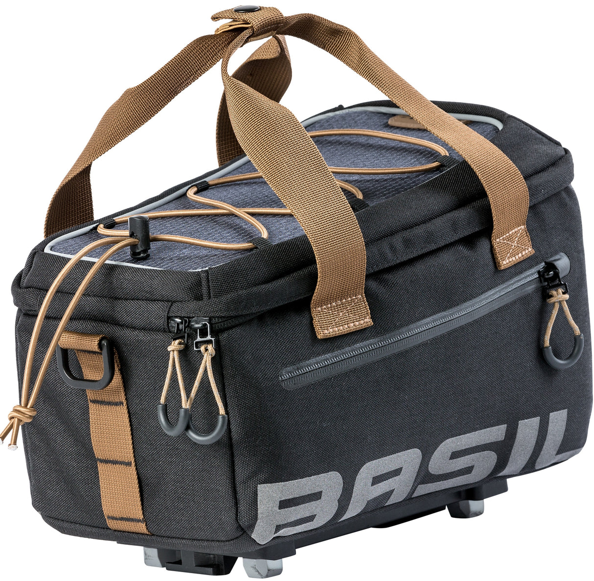 Basil Miles Trunkbag MIK waterdichte bagagedragertas 7L Zwart