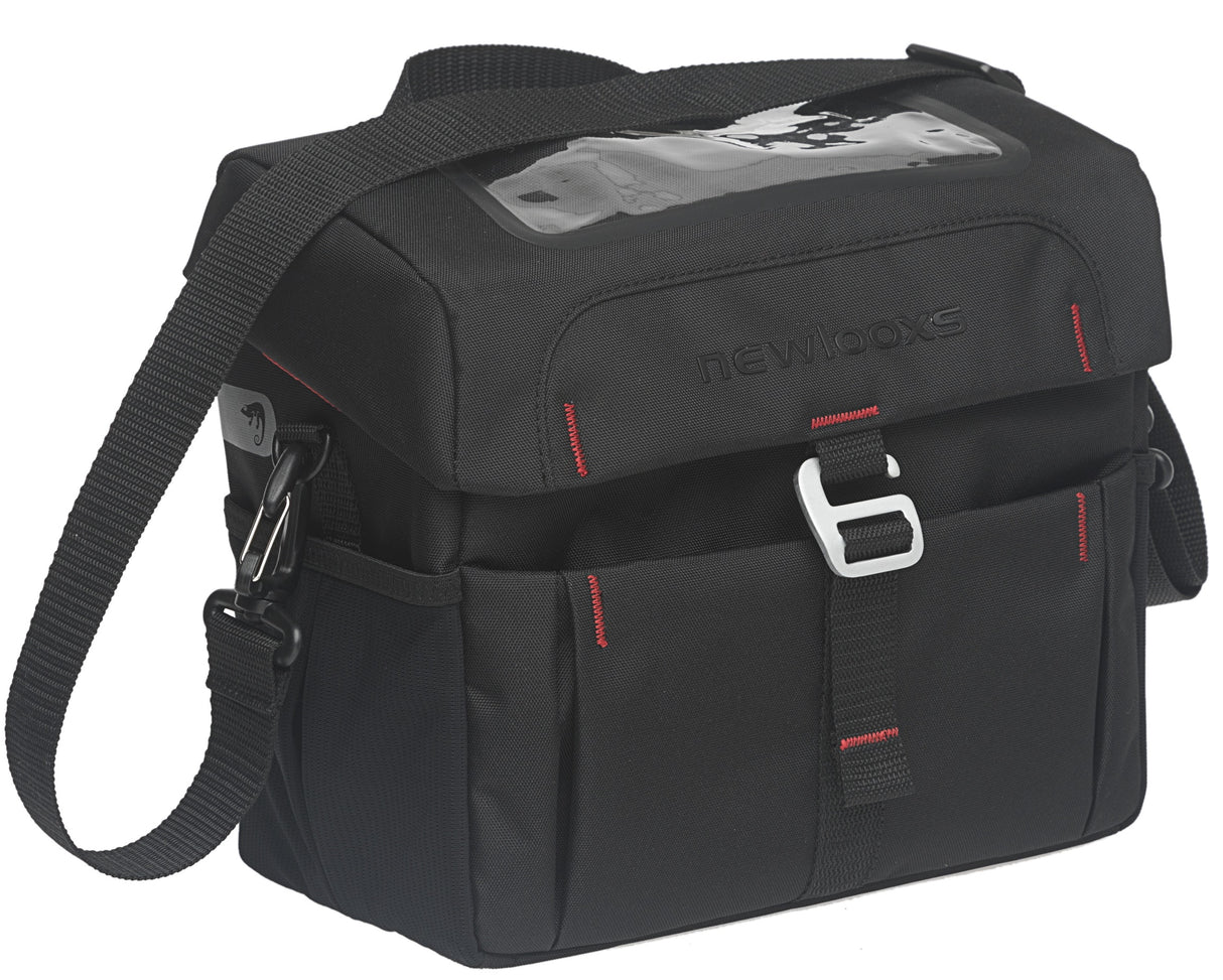 New Vigo Handlebar Bag sportieve stuurtas, waterdicht, verstevigd, reflecterend, zwart