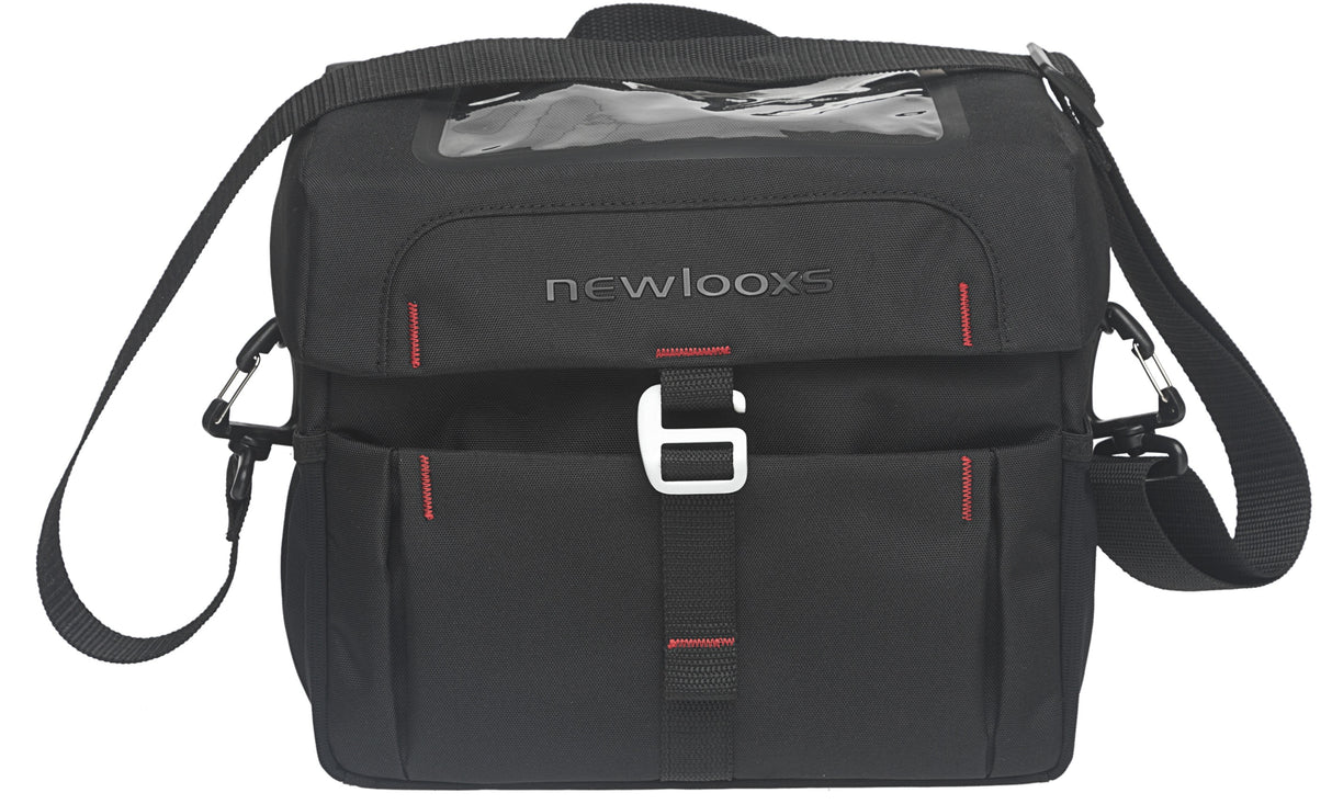 New Vigo Handlebar Bag sportieve stuurtas, waterdicht, verstevigd, reflecterend, zwart