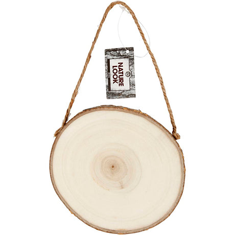 Creativ company deurschild hout, 12-14 cm