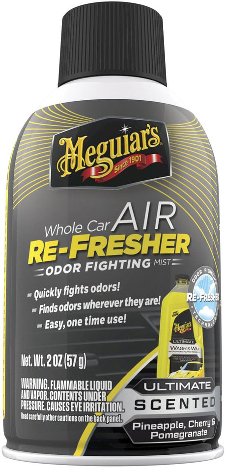 Meguiar's meguiar’s ultimate whole car air refresher – auto luchtverfrisser – verwijdert ongewenste geuren – voor voertuiginterieurs