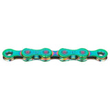 Kmc kette x12 chain x12 126 links aurora green
