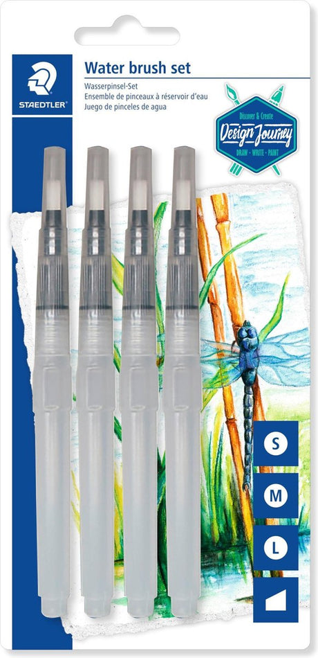 Staedtler design journey - waterpenselen - 4 maten