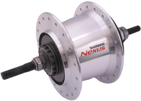 Shimano versnellingsnaaf 7 speed nexus 7 sg-c3001 voor rollerbrakes velgrem 36 gaats - zilver